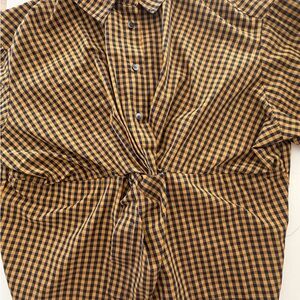 Oversized boxy women’s button up